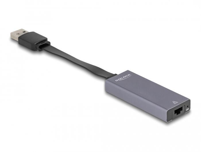 Delock USB Type-A naar 2.5 Gigabit LAN adapter. - HQ products