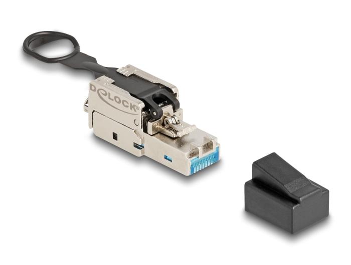 Delock RJ45 Stecker Cat.6A mit Push & Pull - HQ products