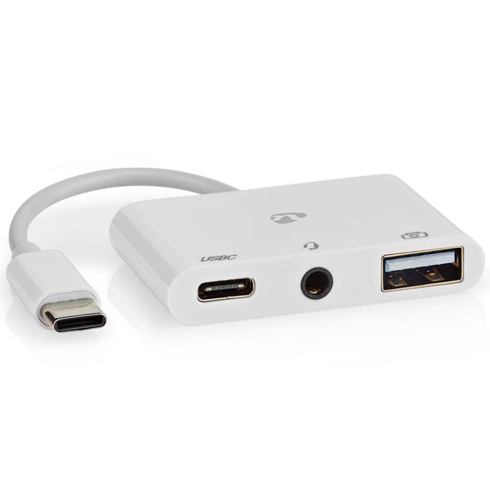 USB-Multi-Port-Adapter USB 2.0 USB-C™-Buchse USB-A-Buchse / - Nedis