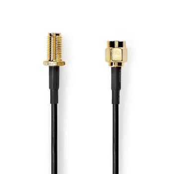 Antennenkabel SMA Stecker SMA Buchse Vergoldet 50 Ohm Einfach - Nedis