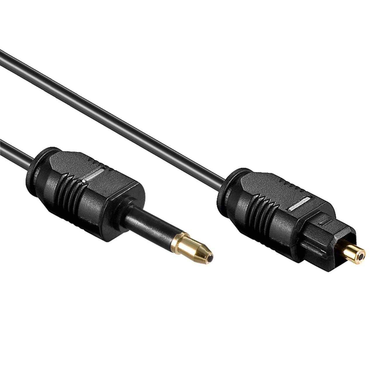 Optische audio kabel - Toslink naar mini Toslink - Goobay
