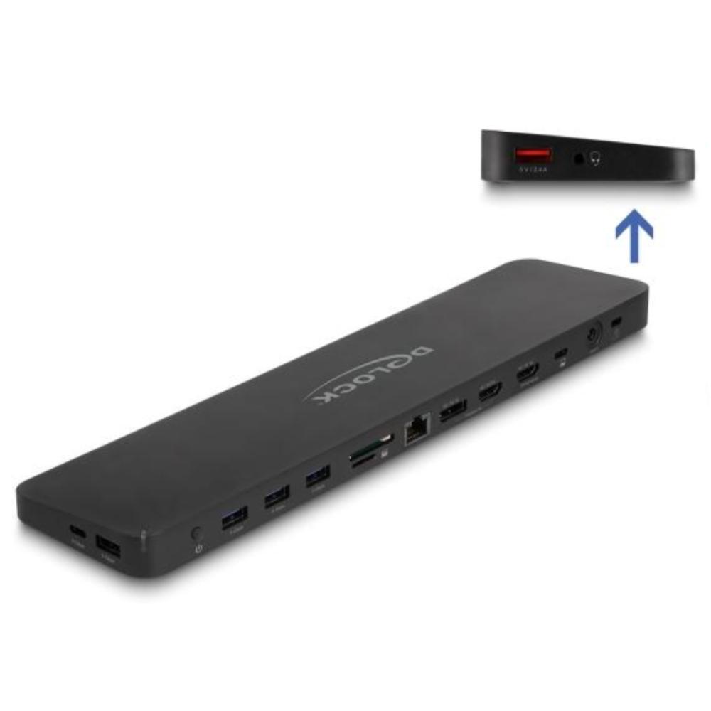 Delock USB Type-C™ Triple Display Dockingstation mit DisplayLink® 4