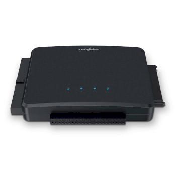 Festplattenadapter USB 3.2 Gen1 2,5 / 3,5  IDE + SATA Netzteil - Nedi