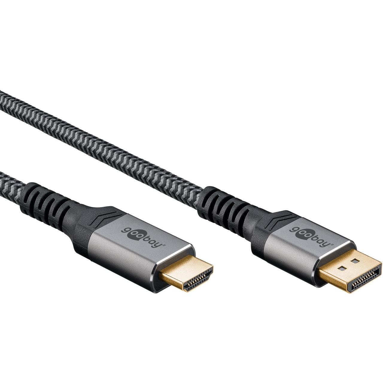 4K DisplayPort auf HDMI Kabel - Goobay
