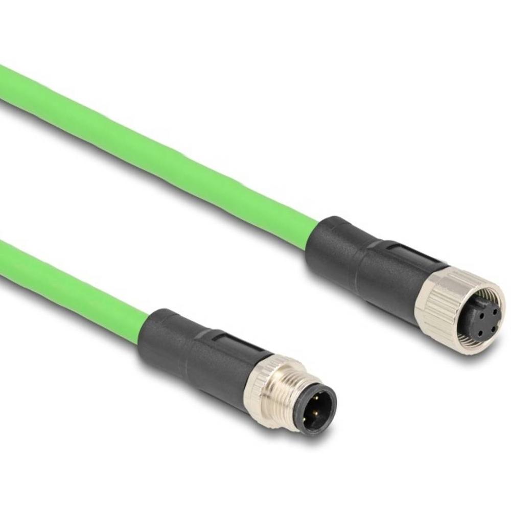 M12 D-kodierte Ethernetkabel Stecker/Buchse – PUR – schleppkettent