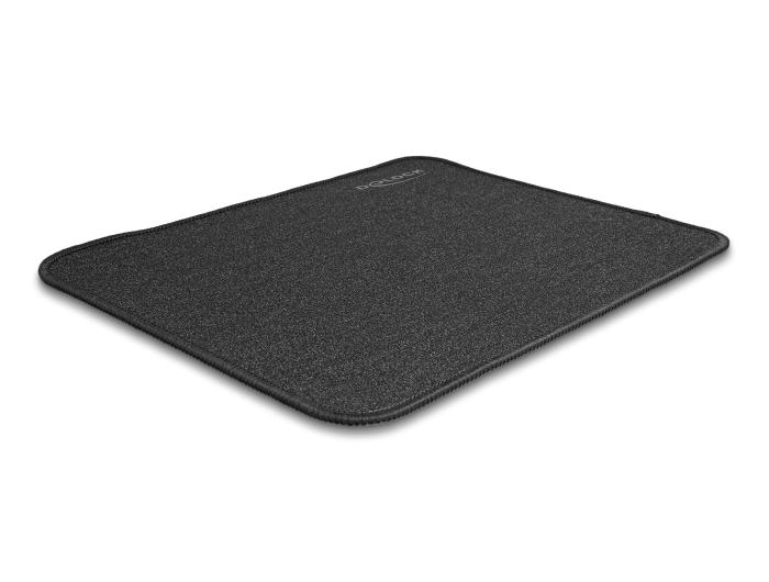 Delock Mousepad Glitter Schwarz 300 x 245 mm - HQ products