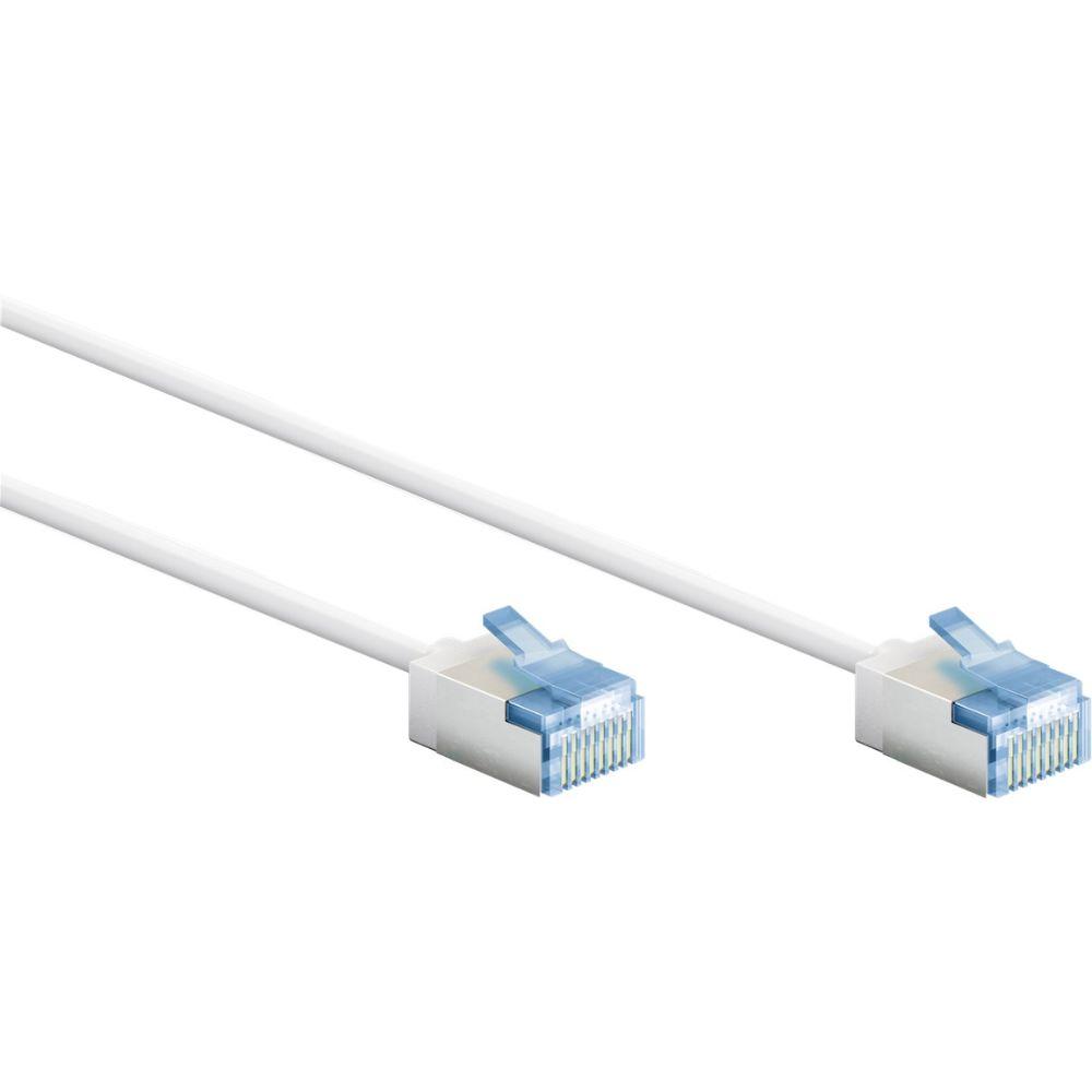U/FTP Cat 6a - 0,5 Meter - Weiss - Goobay
