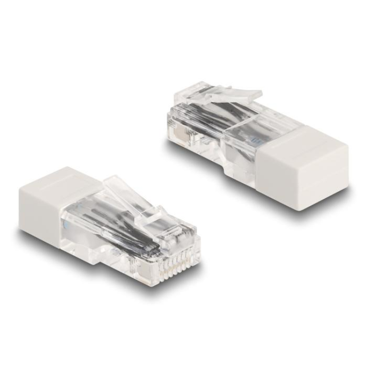 Delock RJ45 Stecker mit Abschlusswiderstand 120 Ohm weiß - HQ product