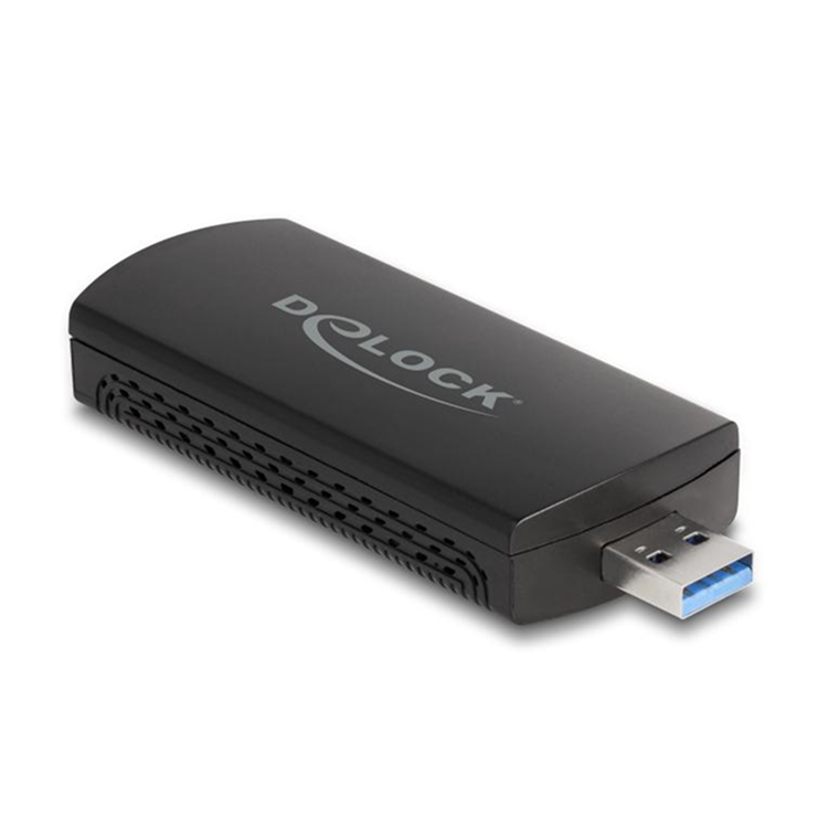 Delock Wi-Fi 6E Dualband WLAN USB Adapter AX5400 (2 x 2402 + 574 Mbps)