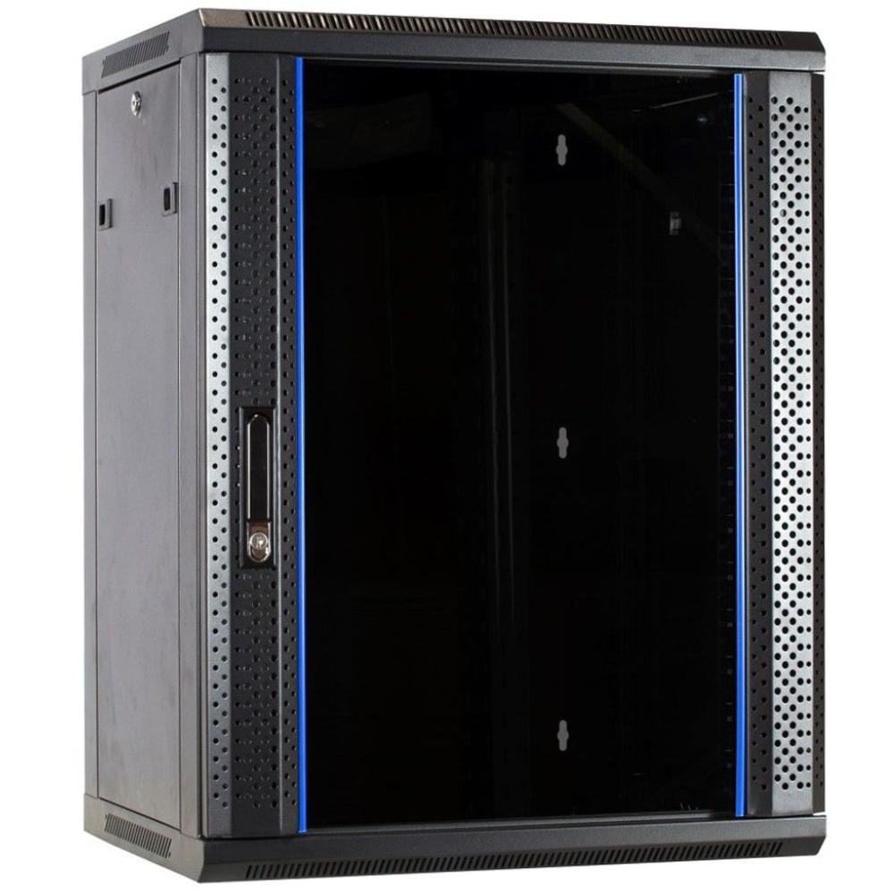 Dsit 15HE Serverrack 19 Zoll 600x450x770mm (BxTxH) Patchfeld Wandgehäuse D