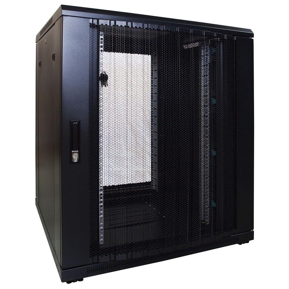 Dsit 18HE Serverrack 19 Zoll 800x800x1000mm (BxTxH) Patchfeld Rackschrank D