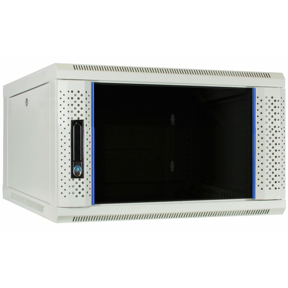 Dsit 6HE Serverrack 19 Zoll 600x600x368mm (BxTxH) Patchfeld Wandgehäuse Da