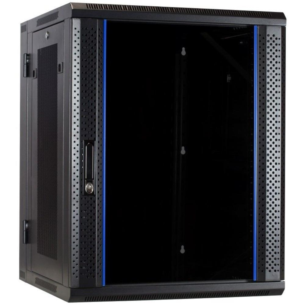 Dsit 15HE Serverrack 19 Zoll 600x600x770mm (BxTxH) Patchfeld Wandgehäuse D