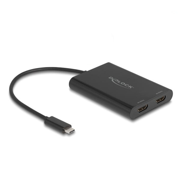 4K USB C zu 2x HDMI Adapter