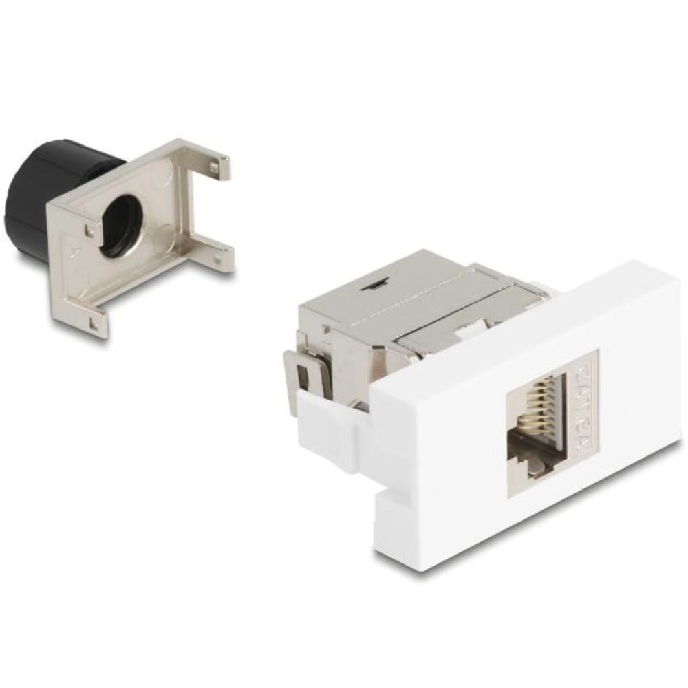 RJ45-Netzwerkmodul - Silber - Delock