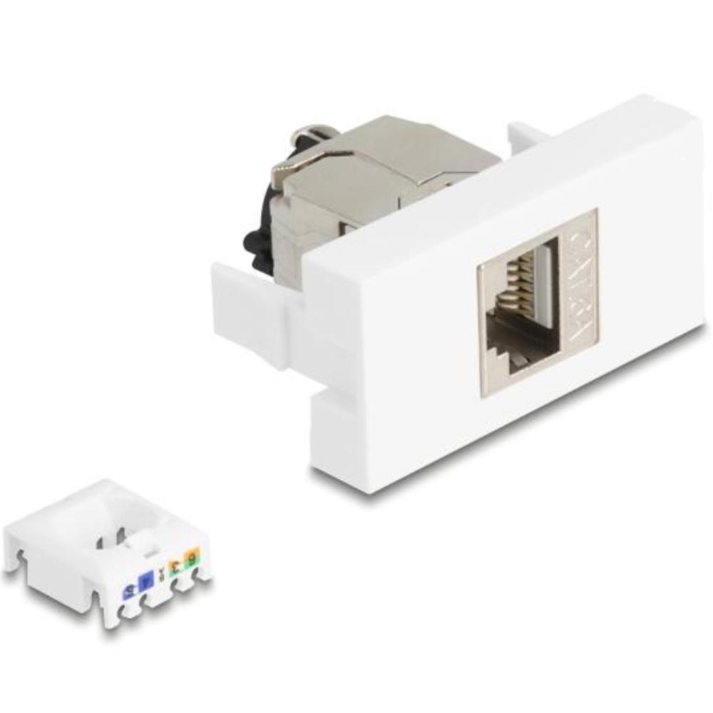 RJ45-Netzwerkmodul - Silber - Delock