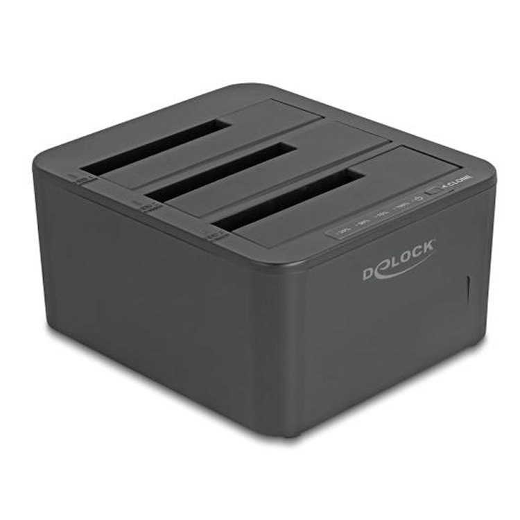 USB-Dockingstation 3x SATA HDD’s + SSD’s mit Klonfunktion