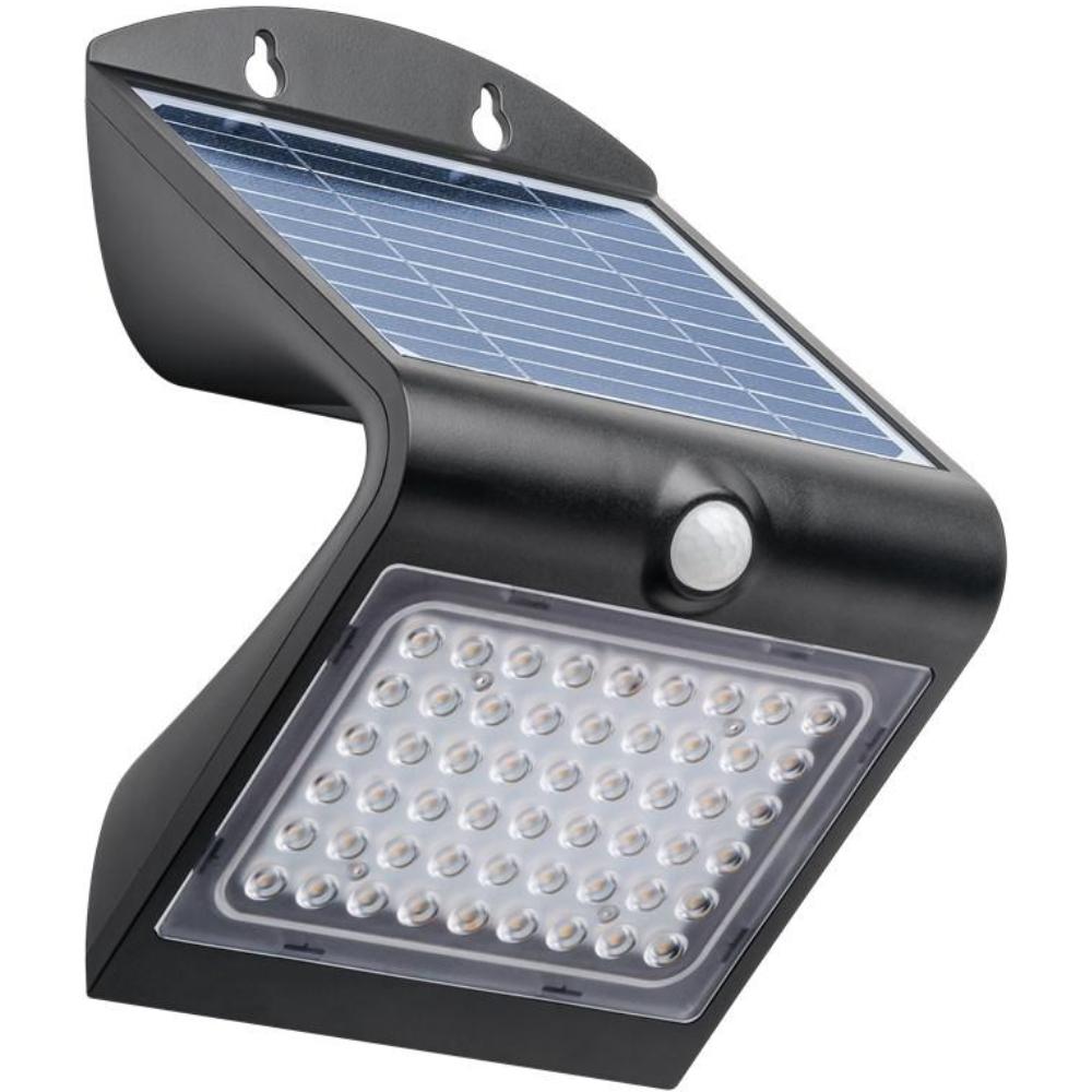 Led-Wandleuchte mit Solarbetrieb und Bewegungsmelder, 4 W - Goobay