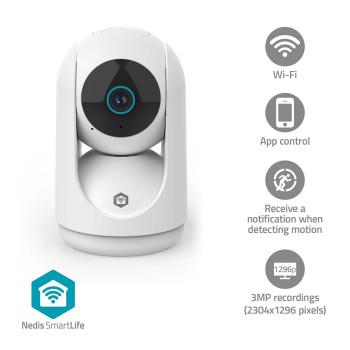 SmartLife Kamera für Innen 3MP Full HD 1296p Pan Tilt Cloud-Speicher