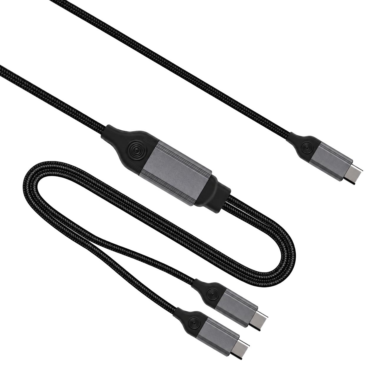 USB 2-in-1-Kabel - Allteq