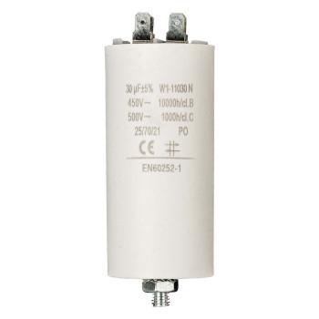 Kondensator 30 uF 450 V Faston 10 Stück - Nedis