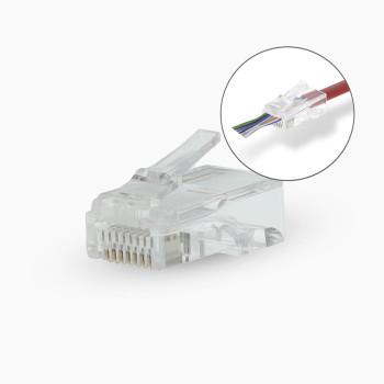 RJ45-Stecker RJ45 Pass Through Massiv/Litze UTP CAT6 Gerade - Nedis