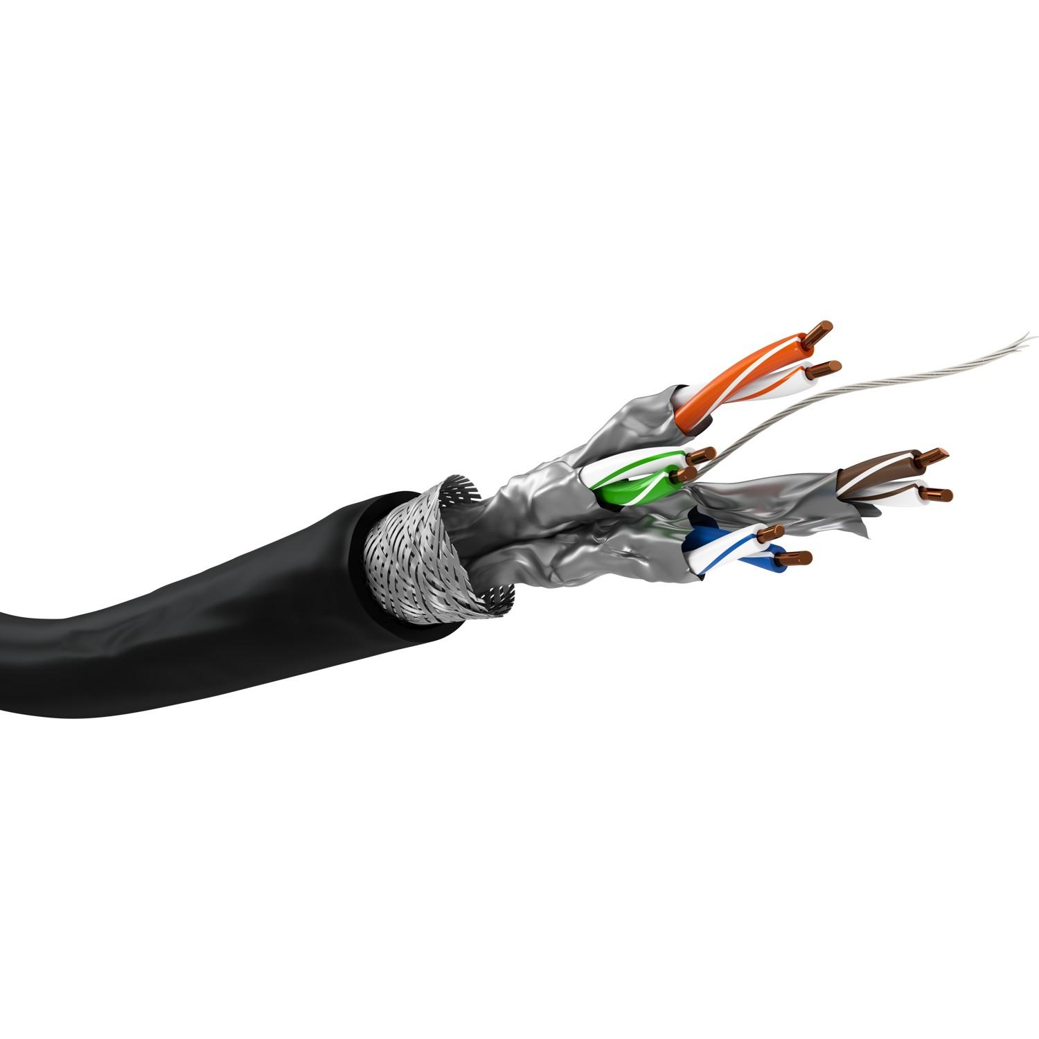 S-FTP Cat 7 - 305 Meter - Schwarz - Goobay