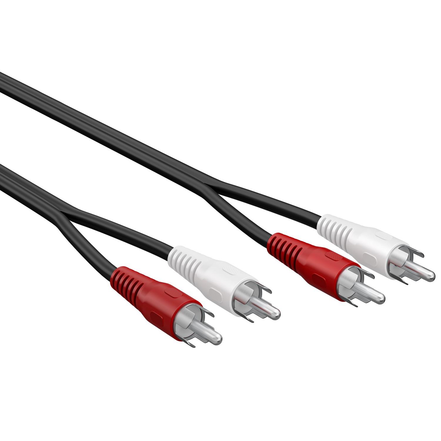 Stereo-Verbindungskabel 2x RCA - Goobay