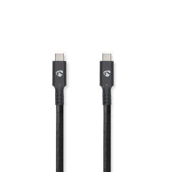 USB-Kabel USB 3.2 Gen 2 USB-C™ Male USB-C™ Male 100 W - Nedis
