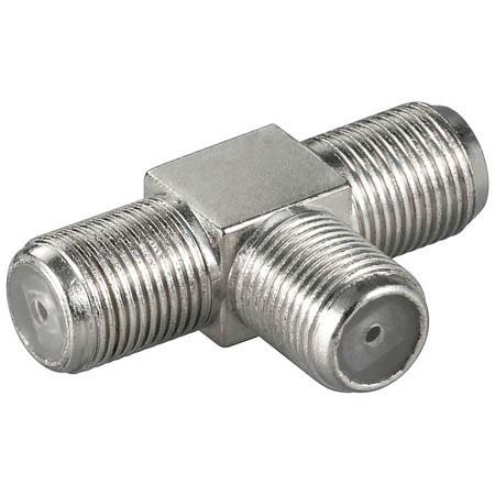 F-Connector Splitter - Goobay