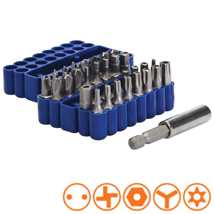 Bitset Merk Silverline Inhoud Set Security Torx Tri Point