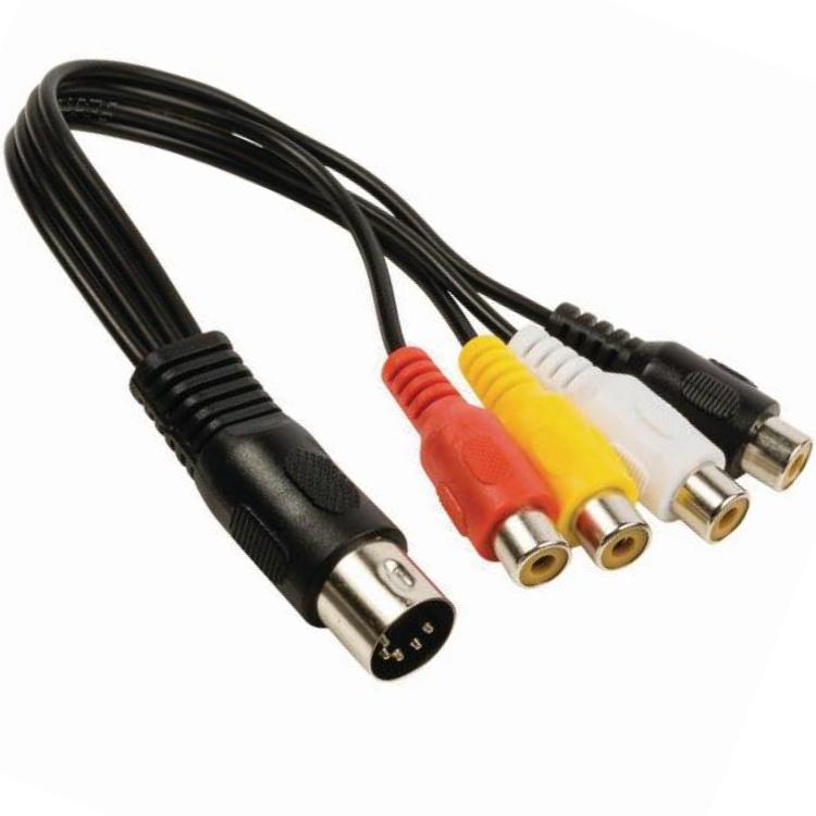 DIN naar tulp kabel Afbeelding