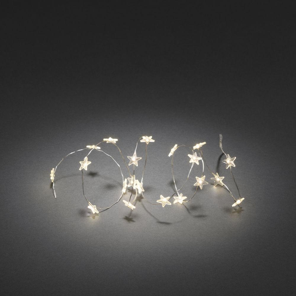Kerstverlichting op batterij Afbeelding