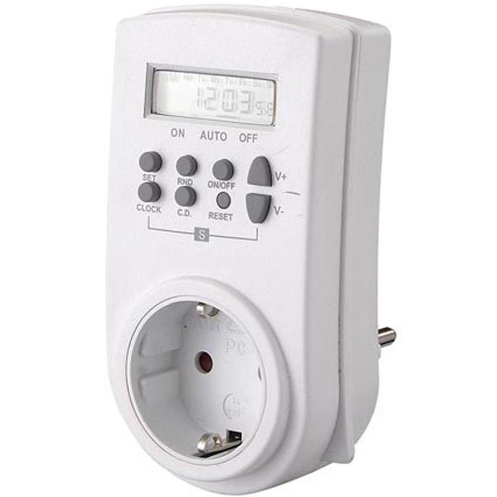 Tijdklok Timer Klok Stopcontact Tijdschakelaar kopen? Allekabels.nl