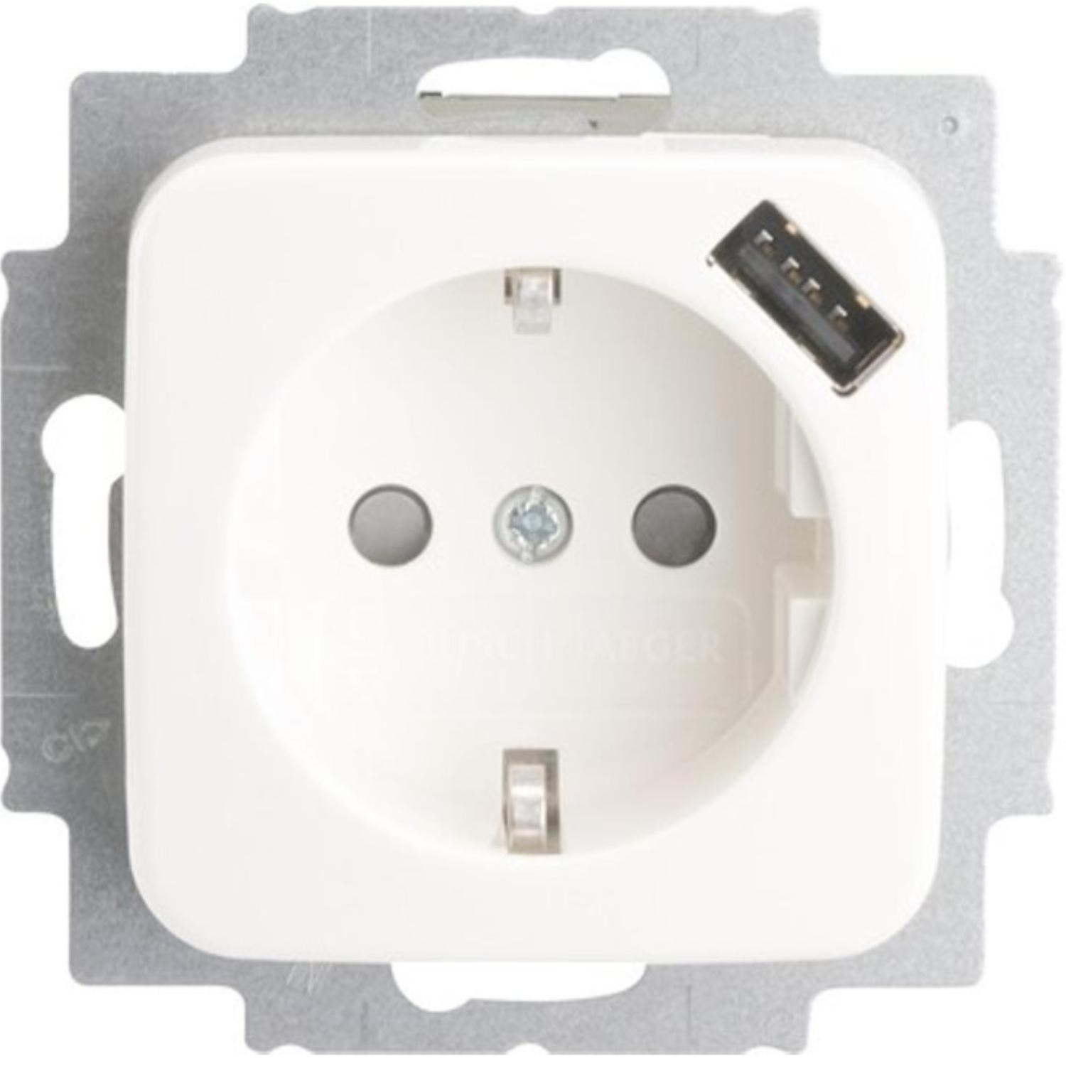 Stopcontact met USB aansluiting Afbeelding