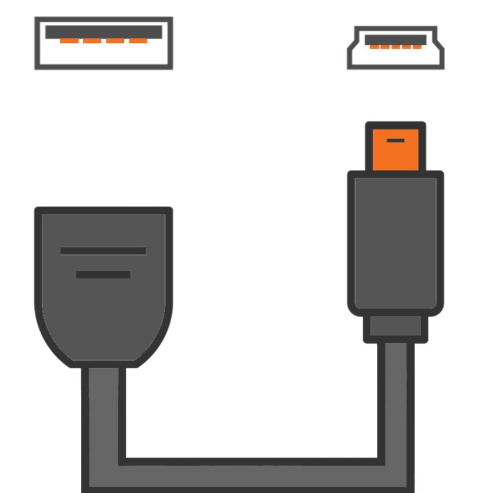 Mini USB navigatie verlengkabel Afbeelding