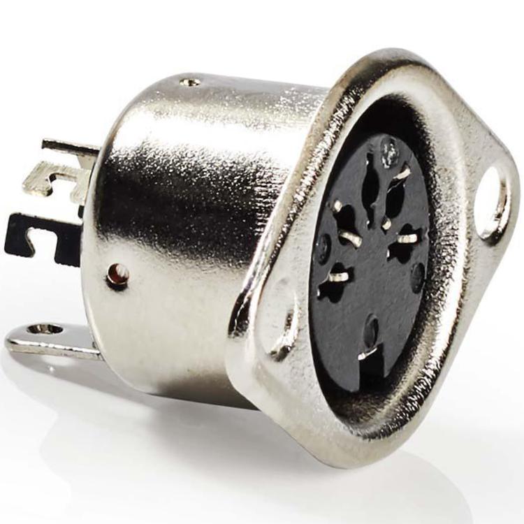 Rens Electronics - Mini-Din stekker en contrastekker