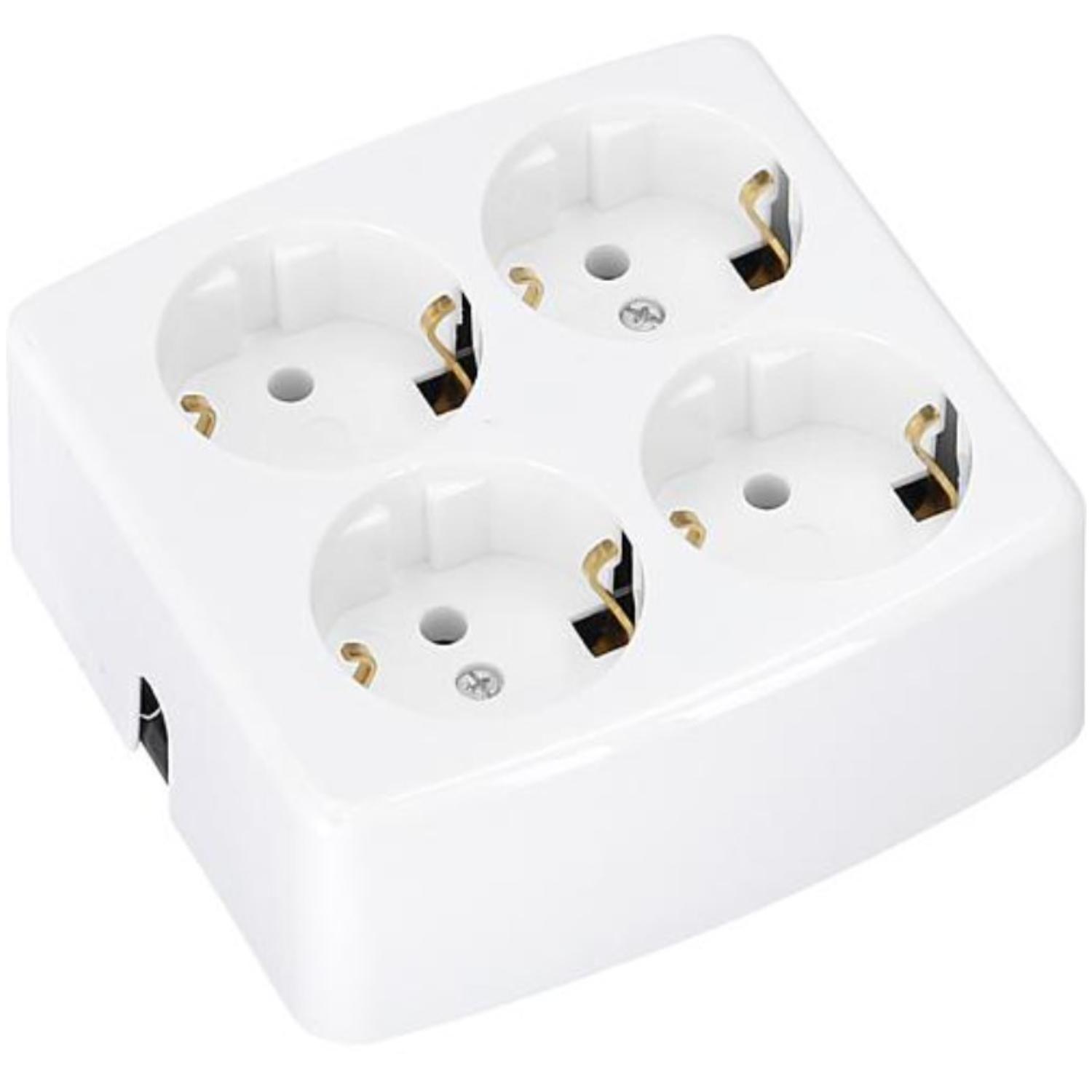 Stekkerdoos zonder kabel - 4-voudig - Techtube Pro