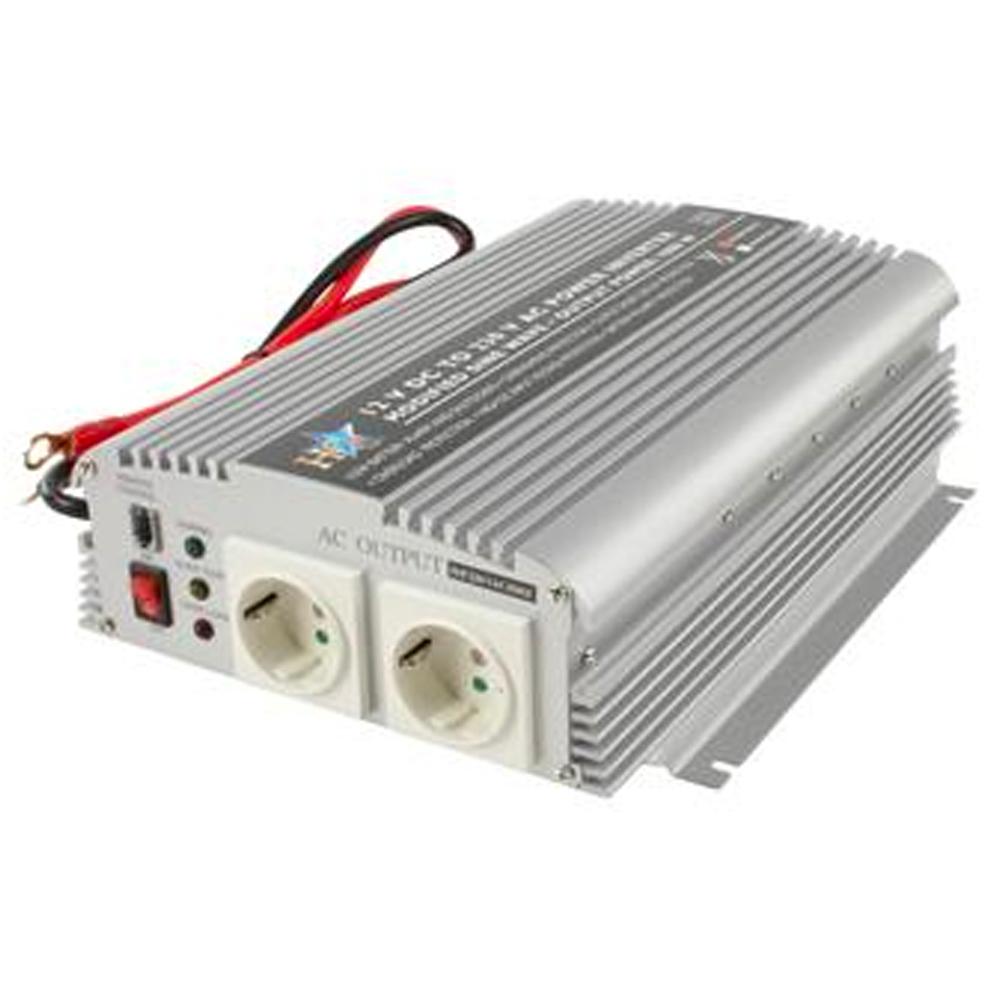 12 naar 230 Volt - DC - Nedis