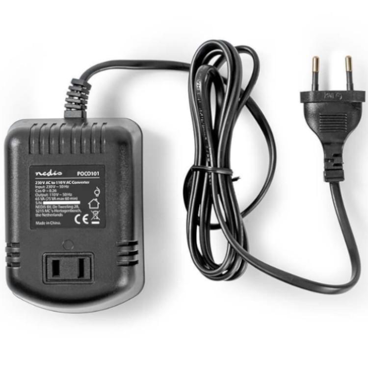 Omvormer van 230V naar 110V, max. 65 watt