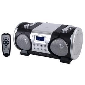 DRAAGBARE RADIO/CD SPELER - speels ontworpen radio bevat een paar handige snufjes: bijvoorbeeld een MP3-speler met eraan vastkoppelen. Verder geeft de SD-kaartaansluiting de gebruiker de mogelijkheid om ook