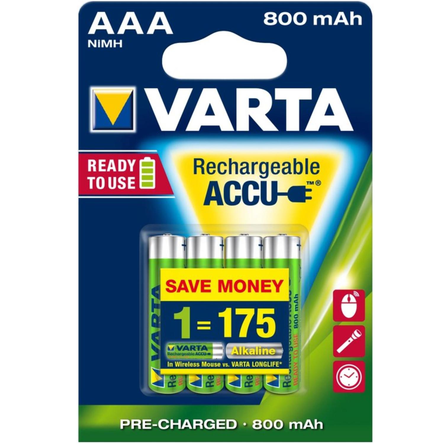 Oplaadbare AAA batterij - Valueline