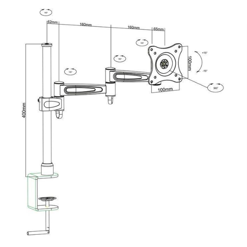 Monitor beugel - Goobay