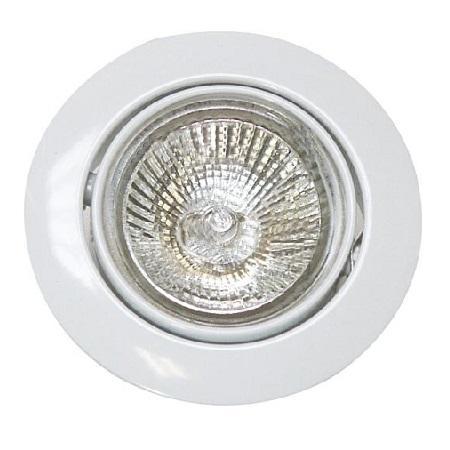 Inbouw Lamp Staal - 1xGU5.3/50Watt, niet beweegbaar.