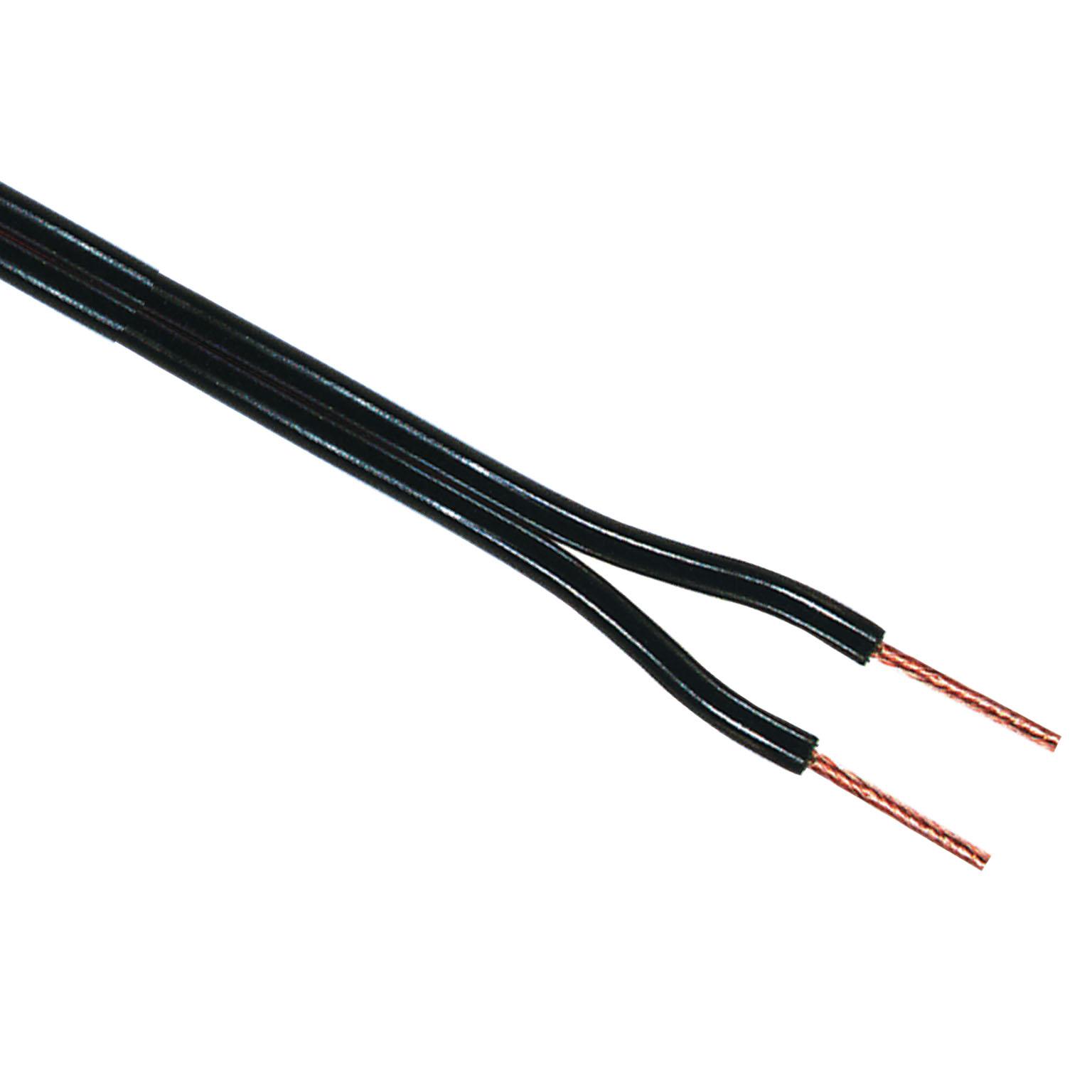 Woord overdrijving deelnemer Luidsprekerkabel - 0.75mm - Luidsprekerkabel, Zwart, 2 x 0.75mm2, Per  Meter, Het 'aantal' dat u invoert is de totale lengte van de te ontvangen  kabel.
