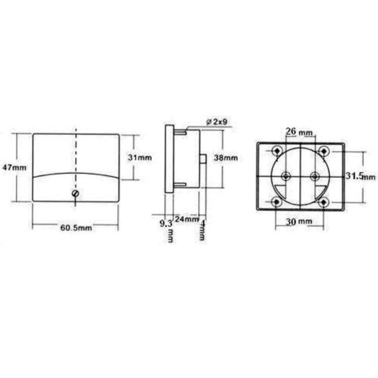Analoge paneelmeter - HQ Products