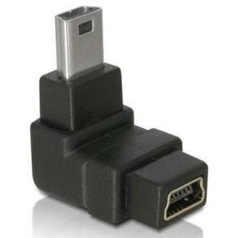 USB Mini Verloopstekker - Haaks - Delock