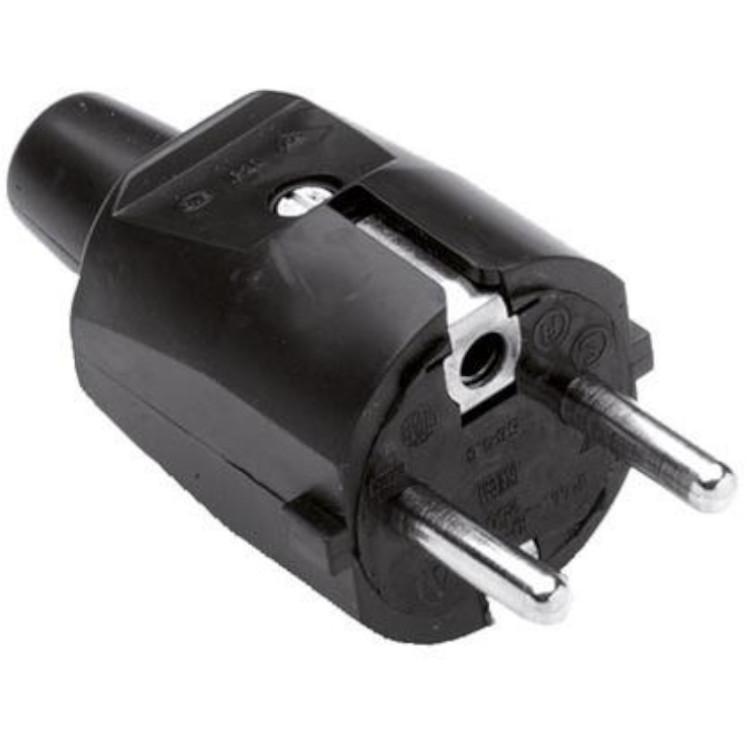 Schuko Apparaat Stekker - rubber - ABS