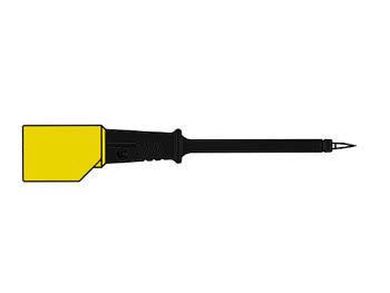 CONTACT-PROTECTED TEST PROBE 4mm WITH SLENDER STAINLESS STEEL TIP / B