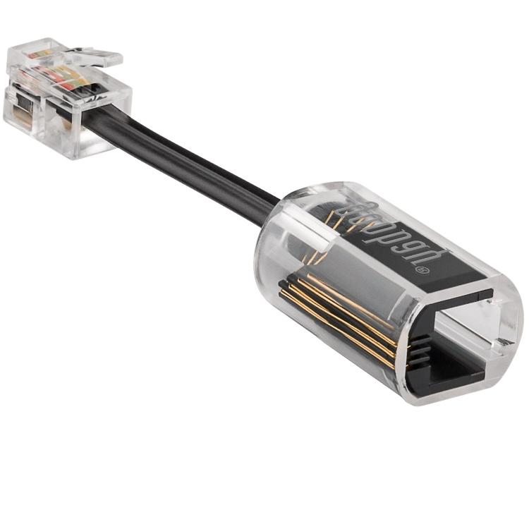 Flaches Telefonkabel 30cm 30 Cm Flachkabel RJ12 6P6C Auf RJ12 6P6C – Auch Für RJ11 Mit 6 Adern, Perfekt Für Telefon & Mehr. 1:1 Verbindung Weiß